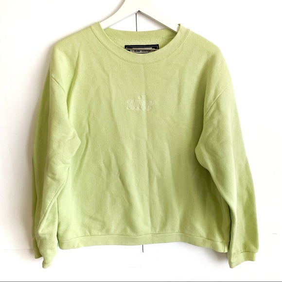 light yellow nike crewneck